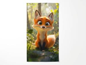 Hitrosušeča plažna brisača VULPINA barvna 70 x 140 cm, 100% mikrotkanina