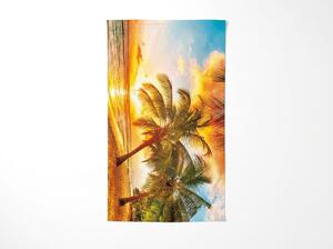 Hitrosušeča XXL plažna brisača SOLIVANA barvna 150 x 210 cm, 100% mikrotkanina