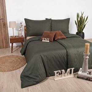 Posteljnina Dark Green saten EMI