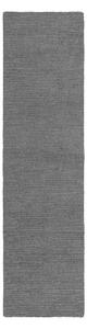 Siv ročno tkan volnen tekač 80x230 cm Harris Boucle – Flair Rugs