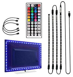 LED osvetlitev televizorja RGB 4 x 50 cm USB LED trak set AKCIJA