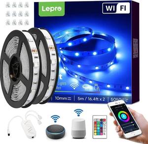 WIFI 10m Set LED trak RGB IP20 - 2x5m 5050 SMD