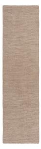Bež ročno tkan volnen tekač 80x230 cm Harris Boucle – Flair Rugs