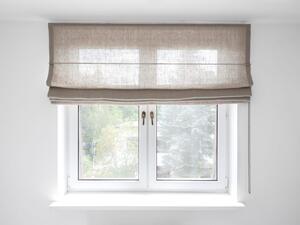 Rimska zavesa šir. 100 cm Heavy Linen 10 barv
