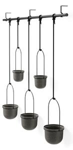 Umbra Komplet stenskih cvetličnih loncev Umbra 2 x O10 cm / 3 x O15 cm