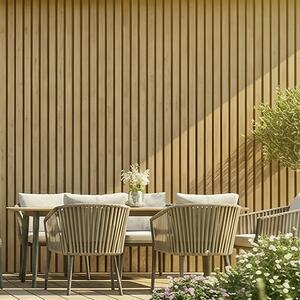 B!design Stenski panel WPC Outdoor (Hrast, 300 cm x 17,5 cm x 2,1 mm) productname.garantie.plussign BAUHAUS garancija 25 let