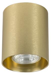Dizajnerska stropna svetilka zlata GU10 50mm - Tubo