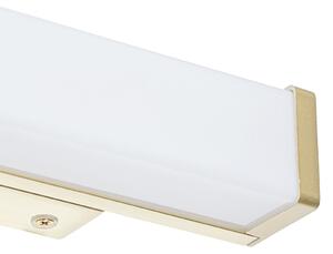 Stenska svetilka za kopalnico medenina 32 cm, vključno z LED IP44 - Cascada