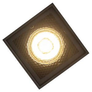 Dizajnerski nadgradni reflektor črn GU10 50mm - Qubo Honey