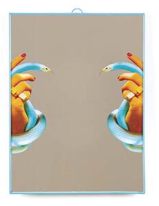 Seletti Stensko ogledalo Seletti Big Hands with Snakes 30 x 40 cm