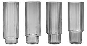 Ferm Living Set kozarcev za pijačo ferm LIVING Ripple 300 ml 4-pack