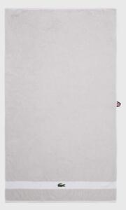 Lacoste Srednje velika bombažna brisača Lacoste L Casual Argent 70 x 140 cm
