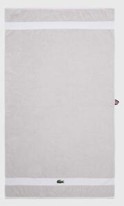 Lacoste Velika bombažna brisača Lacoste L Casual Argent 90 x 150 cm