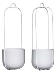 Hübsch Viseč cvetlični lonec Hübsch Lotus 16 x 44 cm 2-pack
