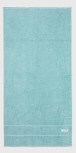 BOSS Srednje velika bombažna brisača BOSS Plain Aruba Blue 70 x 140 cm