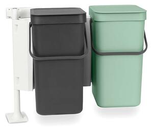 Brabantia Vgradni koš za smeti Brabantia Sort & Go 2x12L