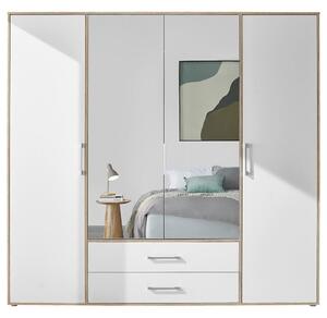 Modern Living Omara S Klasičnimi Vrati Lembo, Bela, Barva Hrasta