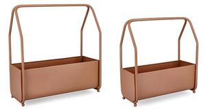 Bizzotto Balkonski cvetlični lonec Bizzotto Keyra 52 x 23 x 52 / 42 x 21 x 47 cm 2-pack