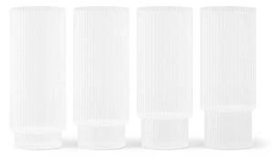 Ferm Living Set kozarcev za pijačo ferm LIVING Ripple 300 ml 4-pack