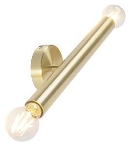 Stenska svetilka Hotel Chic Gold 2-Lights - Tubi