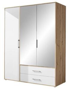 Modern Living Omara S Klasičnimi Vrati Lembo, Bela, Barva Hrasta