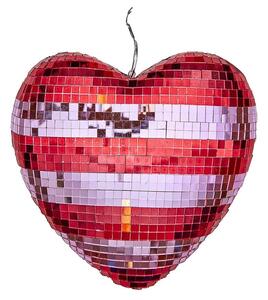 Rice Božični okrasek Rice Large Heart Disco Ball