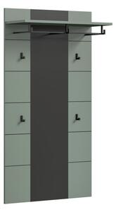 Livetastic Garderobni Panel Canu, Sivozelena