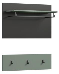 Livetastic Garderobni Panel Canu, Sivozelena