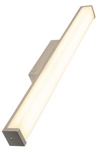 Sodobna stenska svetilka za kopalnico jeklo 62 cm IP44 - Cascada
