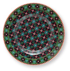 Pip Studio Komplet krožnikov Pip Studio Petit Four Clover Green 6-pack