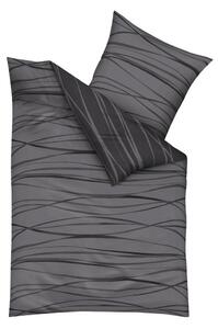 POSTELJNINA MOTION, SIVA MOTION 140/200 cm saten siva