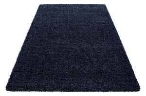 PREPROGA Z VISOKIM FLOROM Life 1500 100/200 cm tkano temno modra