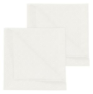 SERVIETA RIGA 50/50 cm bela