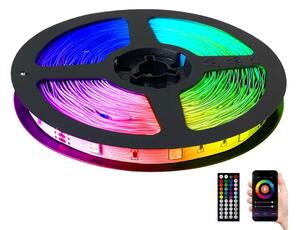 LED RGB Zatemnitveni trak LED/12,5W/230V 5 m + Daljinski upravljalnik