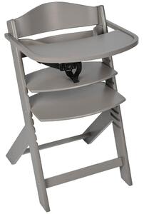 STOLČEK ZA HRANJENJE Lunch 45/50,5/78,5 cm rjavosiva