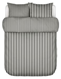 POSTELJNINA CLASSIC STRIPE 200/200 cm saten siva