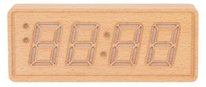 Karlsson Budilka Karlsson Solid Wood Engraved