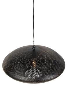 Vzhodnjaška viseča svetilka črna z zlatom 60 cm - Radiance