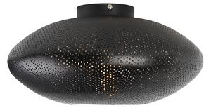 Orientalska stropna svetilka črna in zlata 40 cm - Radiance