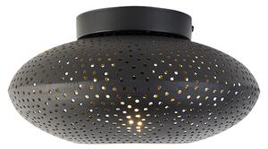 Orientalska stropna svetilka črna z zlatom 25 cm - Radiance
