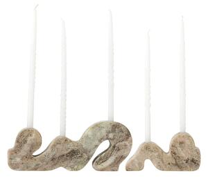 Bloomingville Dekorativni svečniki Bloomingville 25 x 4 x 10/15 x 4 x 7 cm 2-pack