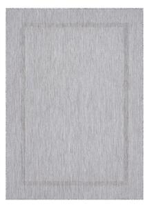 RAVNO TKANA PREPROGA Relax 140/200 cm tkano srebrne barve