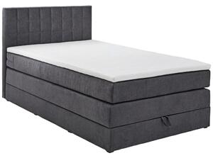POSTELJA BOXSPRING 120 cm x 200 cm , tekstil antracit