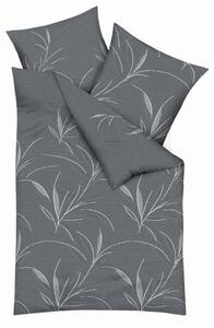 POSTELJNINA Organic 140/200 cm mako saten siva