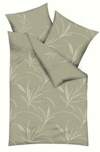 POSTELJNINA Organic 140/200 cm mako saten kaki