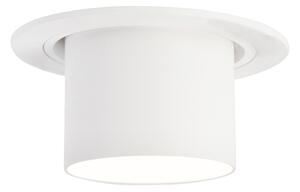 Moderni vgradni reflektor okrogel bel nagibni - Installa
