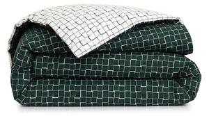 Lacoste Bombažna prevleka za odejo Lacoste L BLOCK Vert 140 x 200 cm