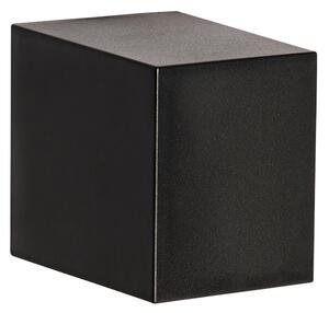 Pametna zunanja stenska svetilka črna IP65 vklj. Wifi GU10 50mm - Baleno