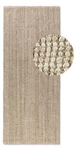 Kremno bel tekač iz jute 80x200 cm Bouclé – Hanse Home