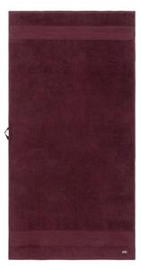 Lacoste Bombažna brisača Lacoste L LECROCO Bordeaux 70 x 140 cm